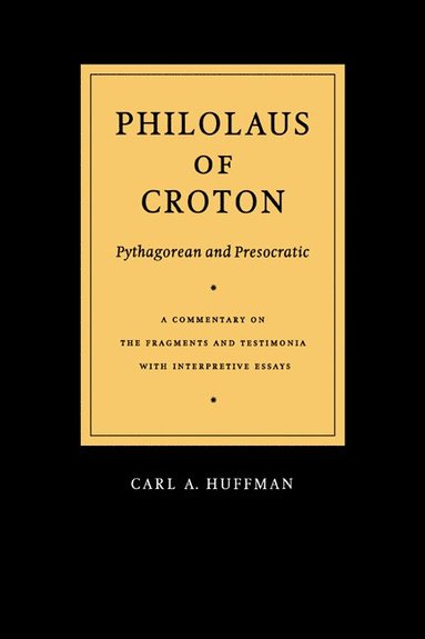bokomslag Philolaus of Croton