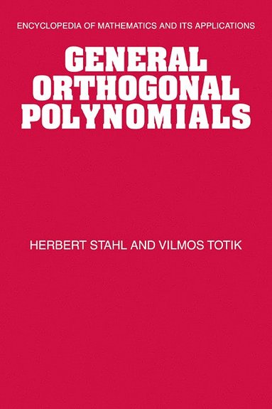 bokomslag General Orthogonal Polynomials