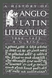 bokomslag History of Anglo-Latin Literature, 1066-1422
