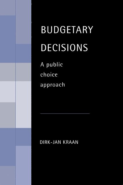 Dirk-Jan Kraan, D. J. Kraan, Kraan Dirk-Jan - Budgetary Decisions, Inbunden