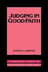 bokomslag Judging in Good Faith