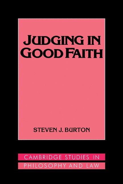 Judging in Good Faith 1