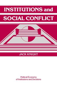 bokomslag Institutions and Social Conflict