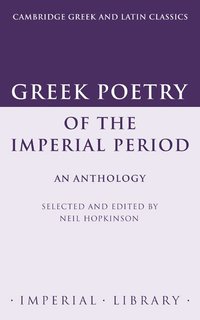 bokomslag Greek Poetry of the Imperial Period