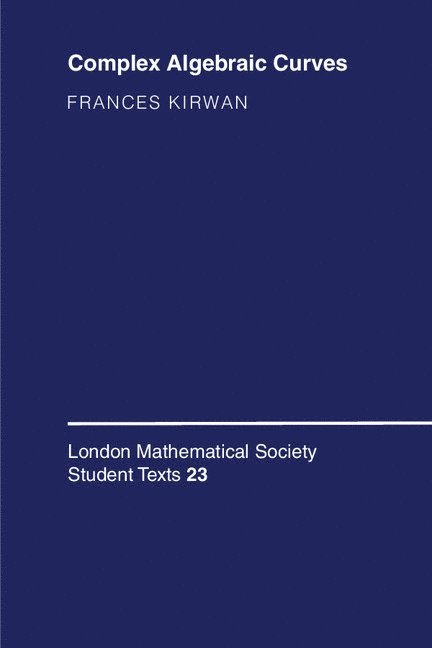 Complex Algebraic Curves 1