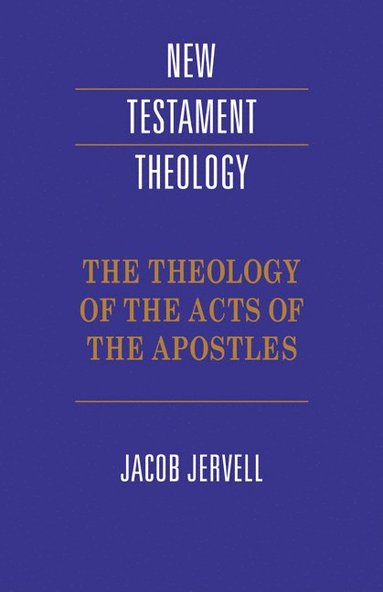 bokomslag The Theology of the Acts of the Apostles