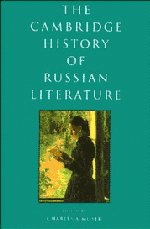 bokomslag The Cambridge History of Russian Literature