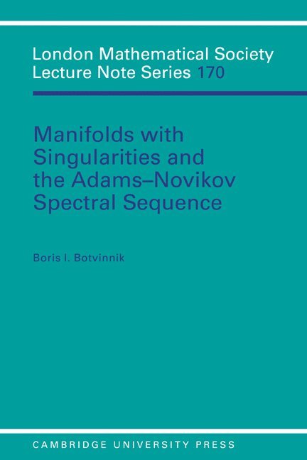 Manifolds with Singularities and the Adams-Novikov Spectral Sequence 1