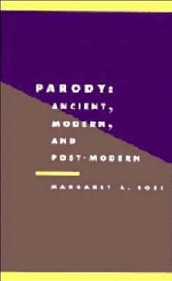 Margaret A. Rose - Parody, Häftad