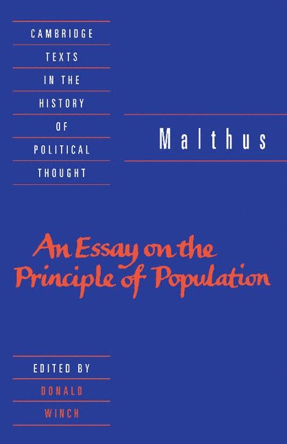 Malthus: 'An Essay on the Principle of Population' 1