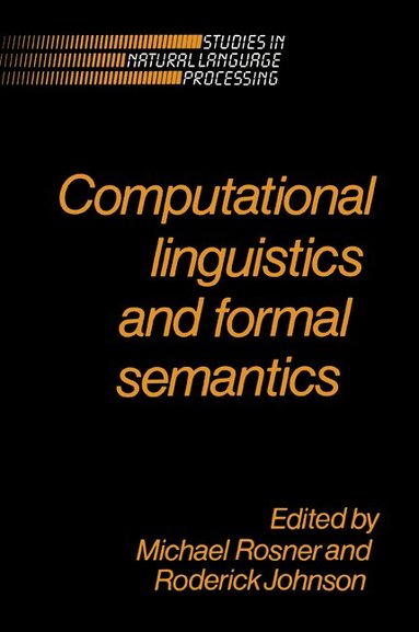 bokomslag Computational Linguistics and Formal Semantics