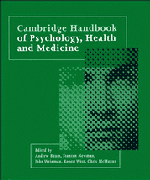 Cambridge Handbook of Psychology, Health and Medicine