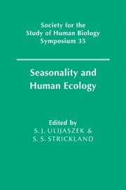 bokomslag Seasonality and Human Ecology