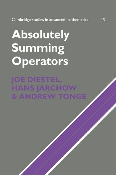 Joe Diestel, Hans Jarchow, Andrew Tonge - Absolutely Summing Operators, Inbunden