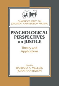 bokomslag Psychological Perspectives on Justice