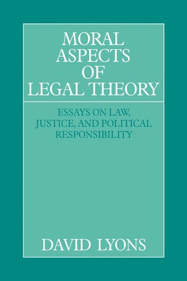 bokomslag Moral Aspects of Legal Theory