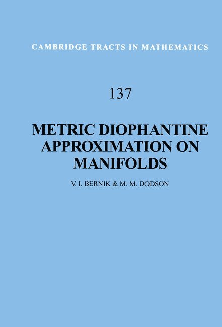 Metric Diophantine Approximation on Manifolds 1