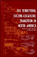 bokomslag The Terrestrial Eocene-Oligocene Transition in North America