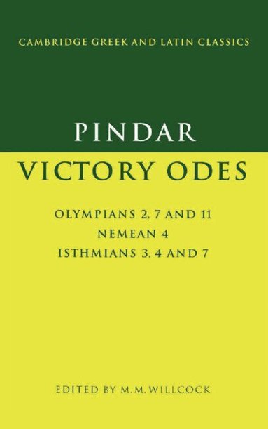 Pindar, Malcolm M. Willcock - Pindar: Victory Odes, Häftad