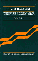 bokomslag Democracy and Welfare Economics