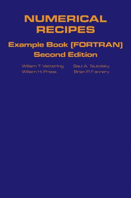 Numerical Recipes in FORTRAN Example Book 1
