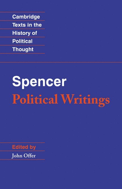 Spencer: Political Writings 1