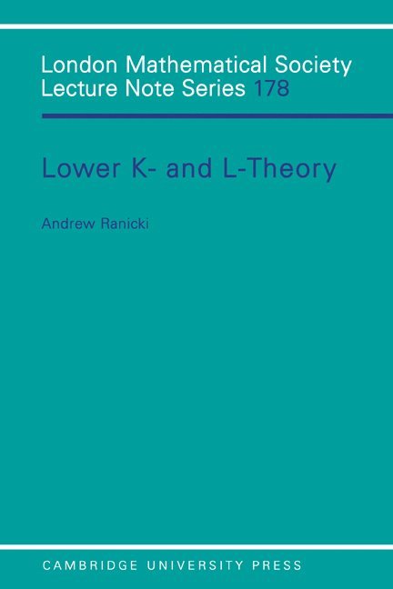 Lower K- and L-theory 1