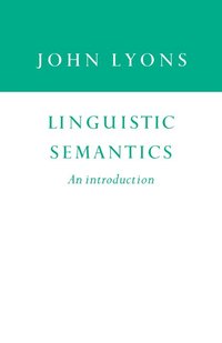 bokomslag Linguistic Semantics