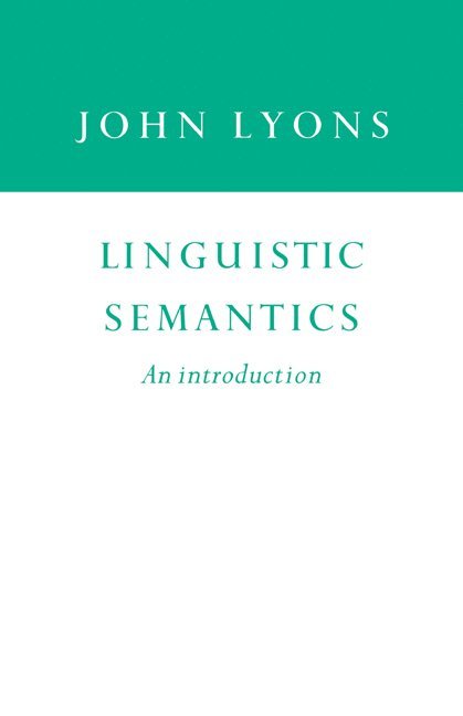 Linguistic Semantics 1