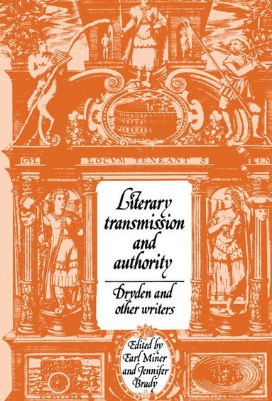 bokomslag Literary Transmission and Authority