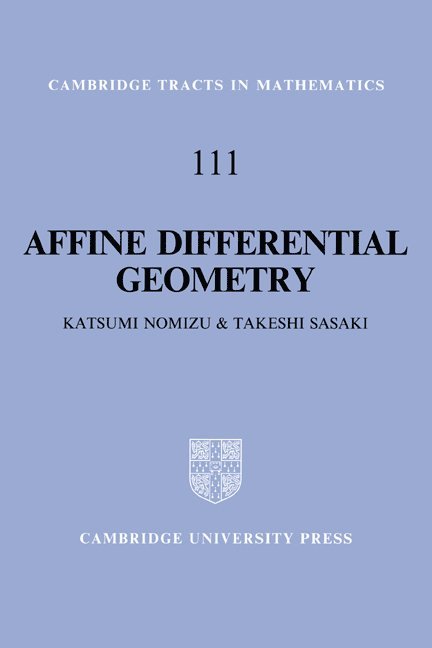 Affine Differential Geometry 1