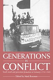 Mark Roseman, Mark Roseman - Generations in Conflict, Inbunden