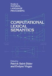 bokomslag Computational Lexical Semantics