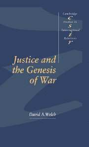 bokomslag Justice and the Genesis of War