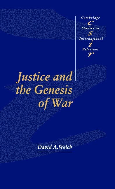 Justice and the Genesis of War 1