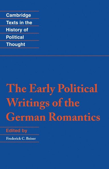 bokomslag Early Political Writings of the German Romantics
