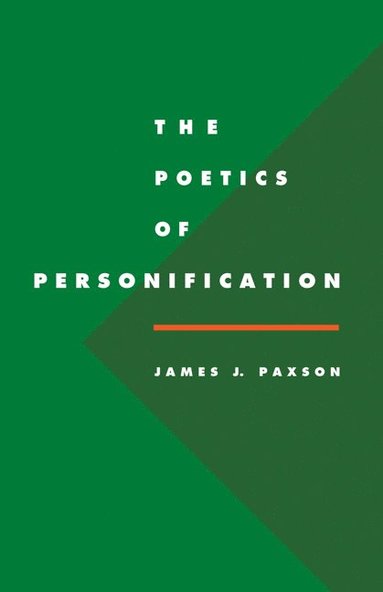 bokomslag The Poetics of Personification