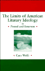 bokomslag The Limits of American Literary Ideology in Pound and Emerson