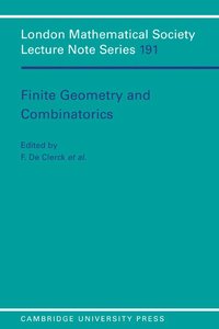 bokomslag Finite Geometries and Combinatorics