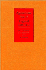 Agricultural Rent in England, 1690-1914 1