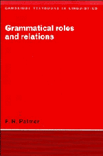 Grammatical Roles and Relations