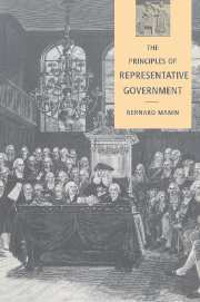 Bernard Manin, Bernard (New York University) Manin - Principles of Representative Government, Inbunden