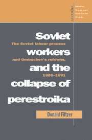 Soviet Workers and the Collapse of Perestroika 1