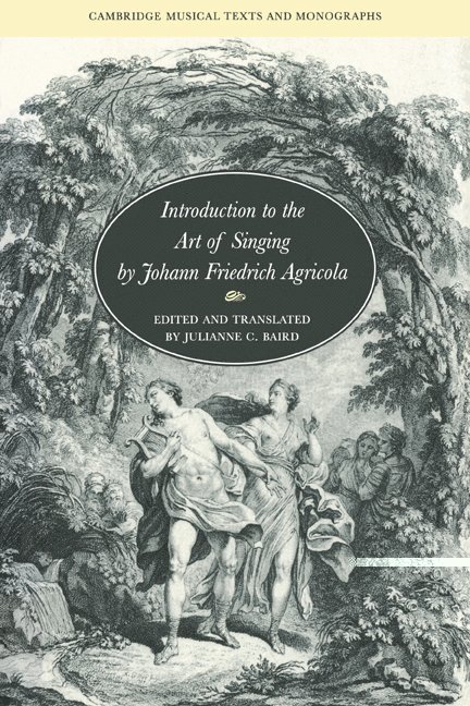 Introduction to the Art of Singing by Johann Friedrich Agricola 1