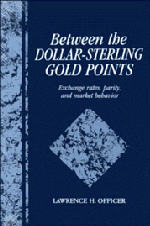 Lawrence H. Officer - Between the Dollar-Sterling Gold Points, Inbunden