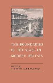 The Boundaries of the State in Modern Britain 1