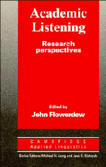 John Flowerdew - Academic Listening, Inbunden