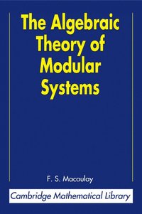 bokomslag The Algebraic Theory of Modular Systems