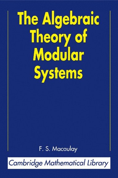 bokomslag The Algebraic Theory of Modular Systems