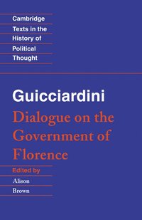 bokomslag Guicciardini: Dialogue on the Government of Florence